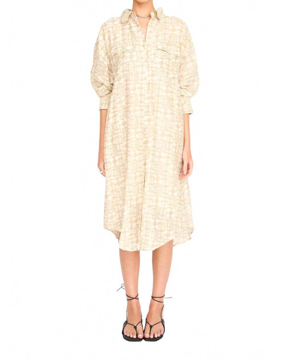NEW MIRTH kyoto dress in sand castle